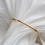Lumière Solitaire Bangle