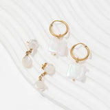 Opaline Drop Hoops