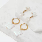 Opaline Drop Hoops