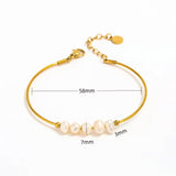 Ivory Tides Pearl Bracelet