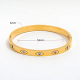 LuxeStack Gem Bangle Set