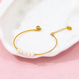 Ivory Tides Pearl Bracelet