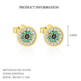 Evil Eye Bloom Stud
