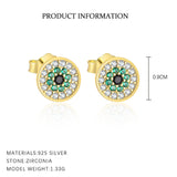 Evil Eye Bloom Stud