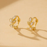 Floral Whirl Vine Small Hoop