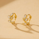 Floral Whirl Vine Small Hoop