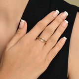 Dazzling Interlace Ring