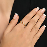 Luminous Crossed Ring