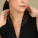 Gilded Waves Necklace