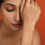 Deep Evil Eye Sparkle Bracelet