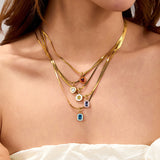 Golden Heart Glow Necklace