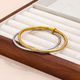 Duo Gleam Glint  Bangle