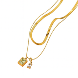 Forest And Frost Twinline Necklace