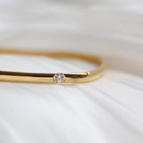Lumière Solitaire Bangle