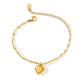 Thick Heart Bracelet