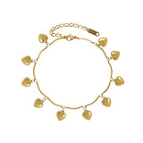Heartstrings Gold Anklet