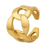 Golden Flow Ring