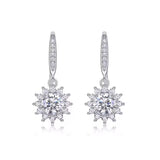 Lab Grown Snowflake Earrings (1 carat)