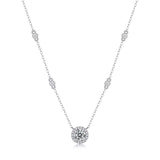 Pristine Moissanite Necklace