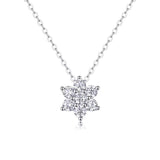 Snowflake Moissanite Necklace