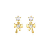 Belle Bow Sparkle Earrings