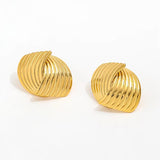 Dazzling Spiral Earrings