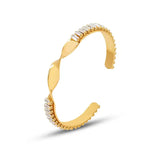Regal Twist Diamond Cuff