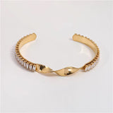 Regal Twist Diamond Cuff