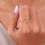 Wave & Flow Ring