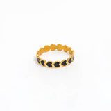 Midnight Hearts Ring