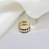 Midnight Hearts Ring