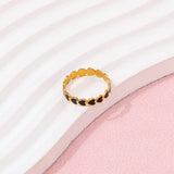 Midnight Hearts Ring