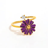 Purple Peony Ring
