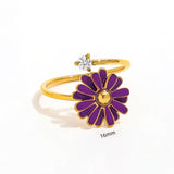 Purple Peony Ring