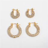 Opaline Burst Hoops