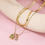 Forest And Frost Twinline Necklace