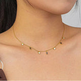 Amber Charm Necklace