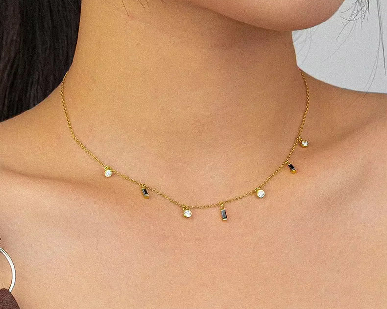 Amber Charm Necklace