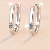 Moissanite Gleam Huggies
