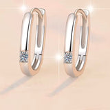 Moissanite Gleam Huggies