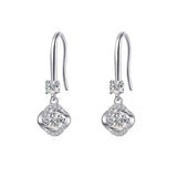 Moissanite Clestia Knot Earrings