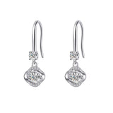 Moissanite Clestia Knot Earrings
