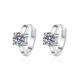 Twinkling Moissanite Loops