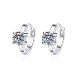 Twinkling Moissanite Loops