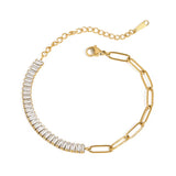 Baguette Link Bracelet