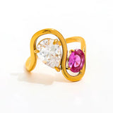 Serenata Twin Stone Ring