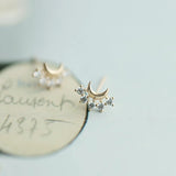 Celestial Crescent Studs
