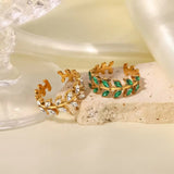 Luxe Leaf Vine Ring