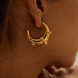 Crescent Glow Earring