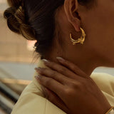 Crescent Glow Earring